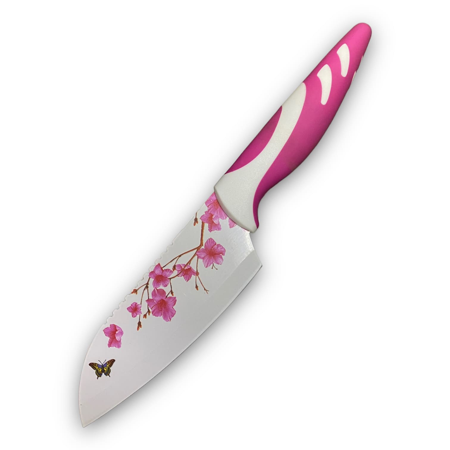Нож сантоку с рисунком «Сакура» 12см Mallony MAL-09CP